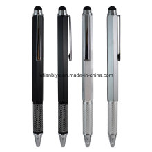 Factory Price Touch Pen with Ruler, Metal Ball Pen (LT-C765)